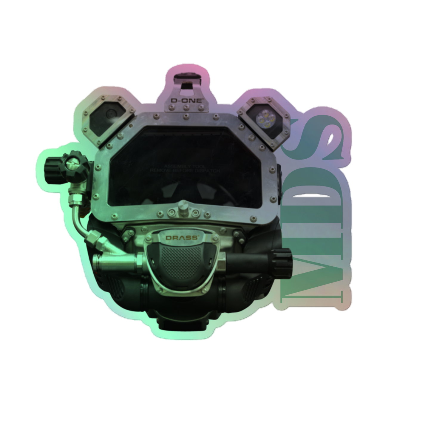 Holographic Drass D-One Sticker